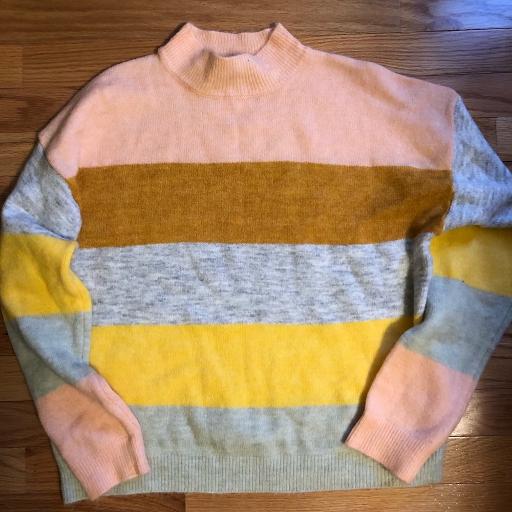 Forever 21 Pastel Striped Sweater
